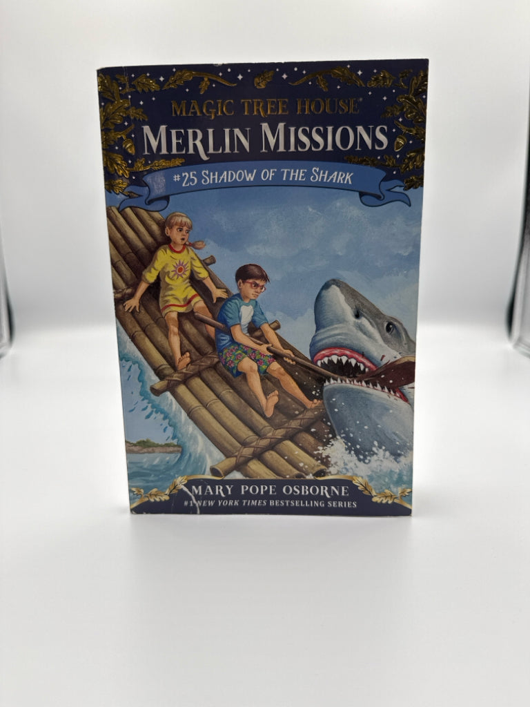 Shadow of the Shark Mary Pope Osborne Random House Juvenile Books