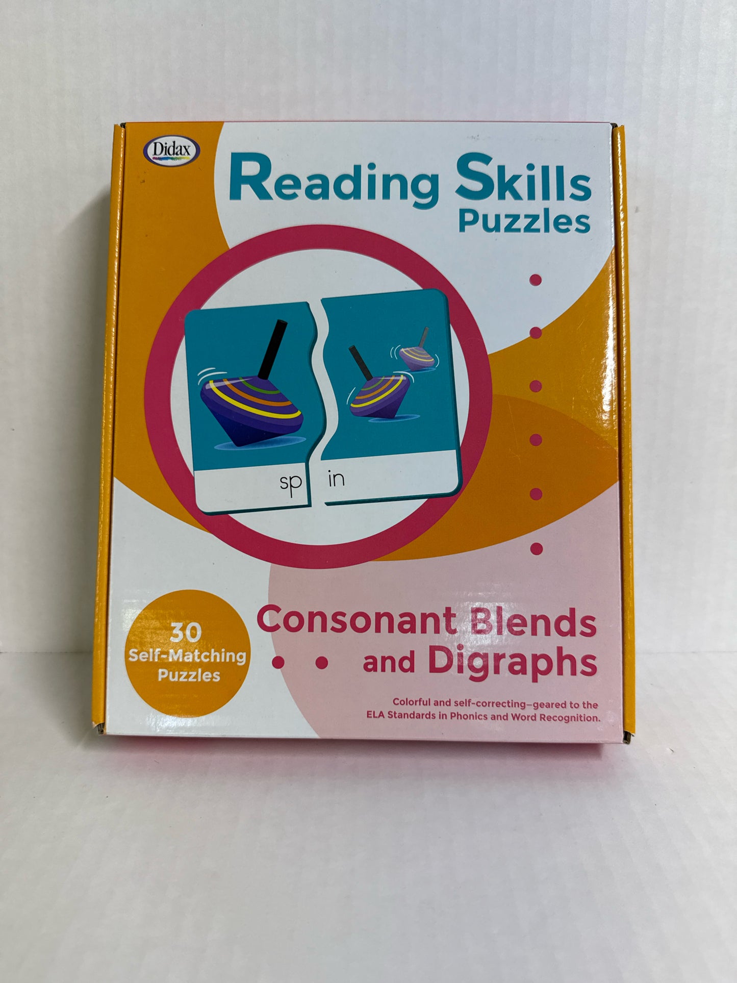 Didax Reading Skills Puzzles: Consonant Puzzle Preowned K4 Early Learning