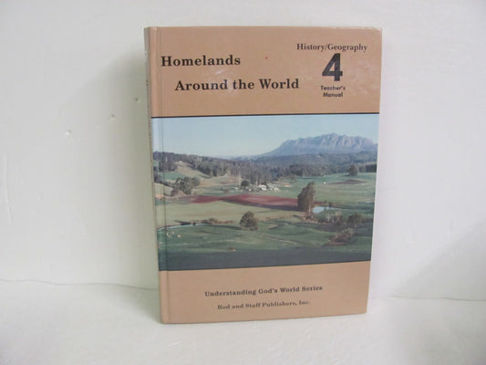Homelands Around the World Rod & Staff 4th Grade History Textbooks