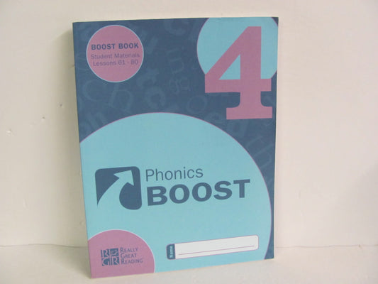 Phonics Boost 4 Really Great Reading Pre-Owned Elementary Language Textbooks