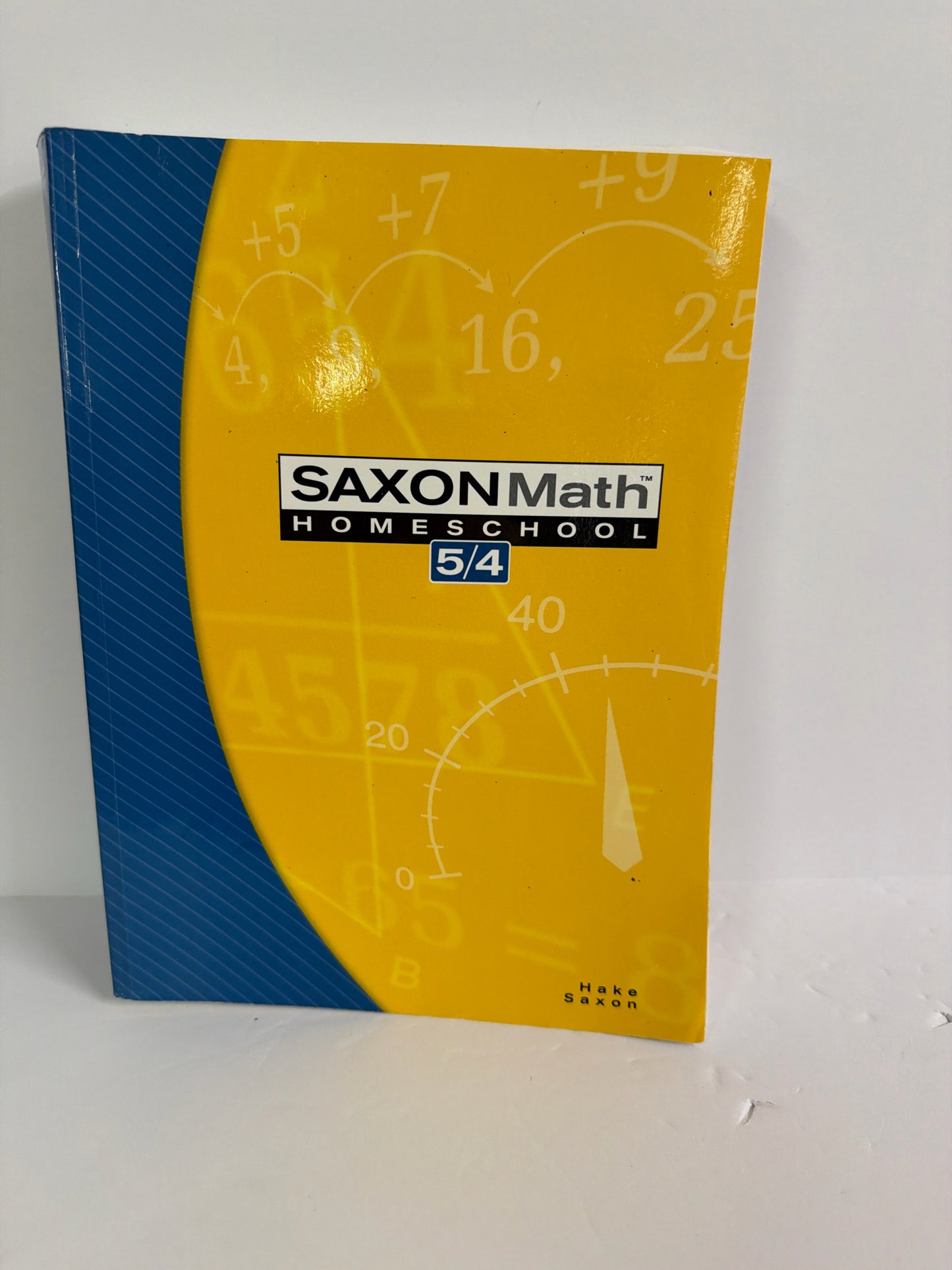 Math 54 Saxon Student Text Pre-Owned Hake 4th Grade Mathematics Textbooks