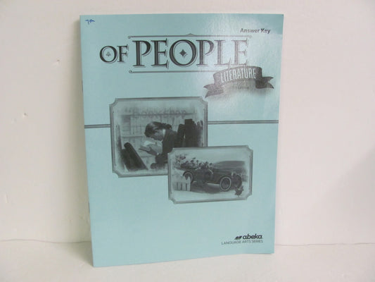 Of People Literature Abeka Answer Key  Pre-Owned 7th Grade Reading Textbooks