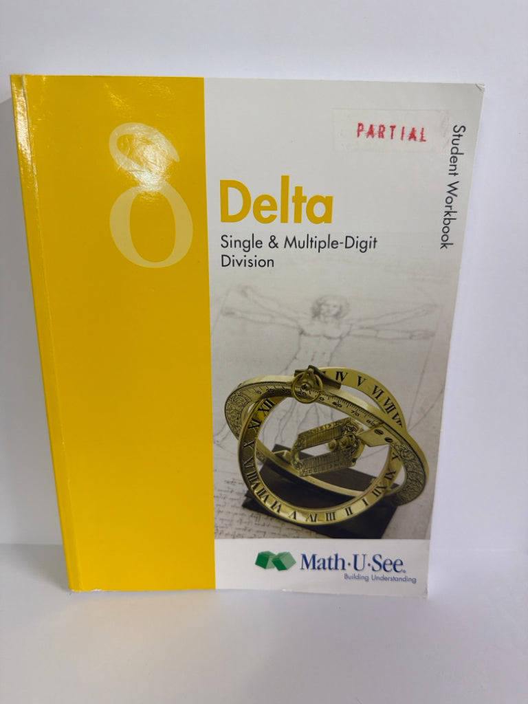Delta Math U See Student Workbook Pre-Owned Demme Mathematics Textbooks