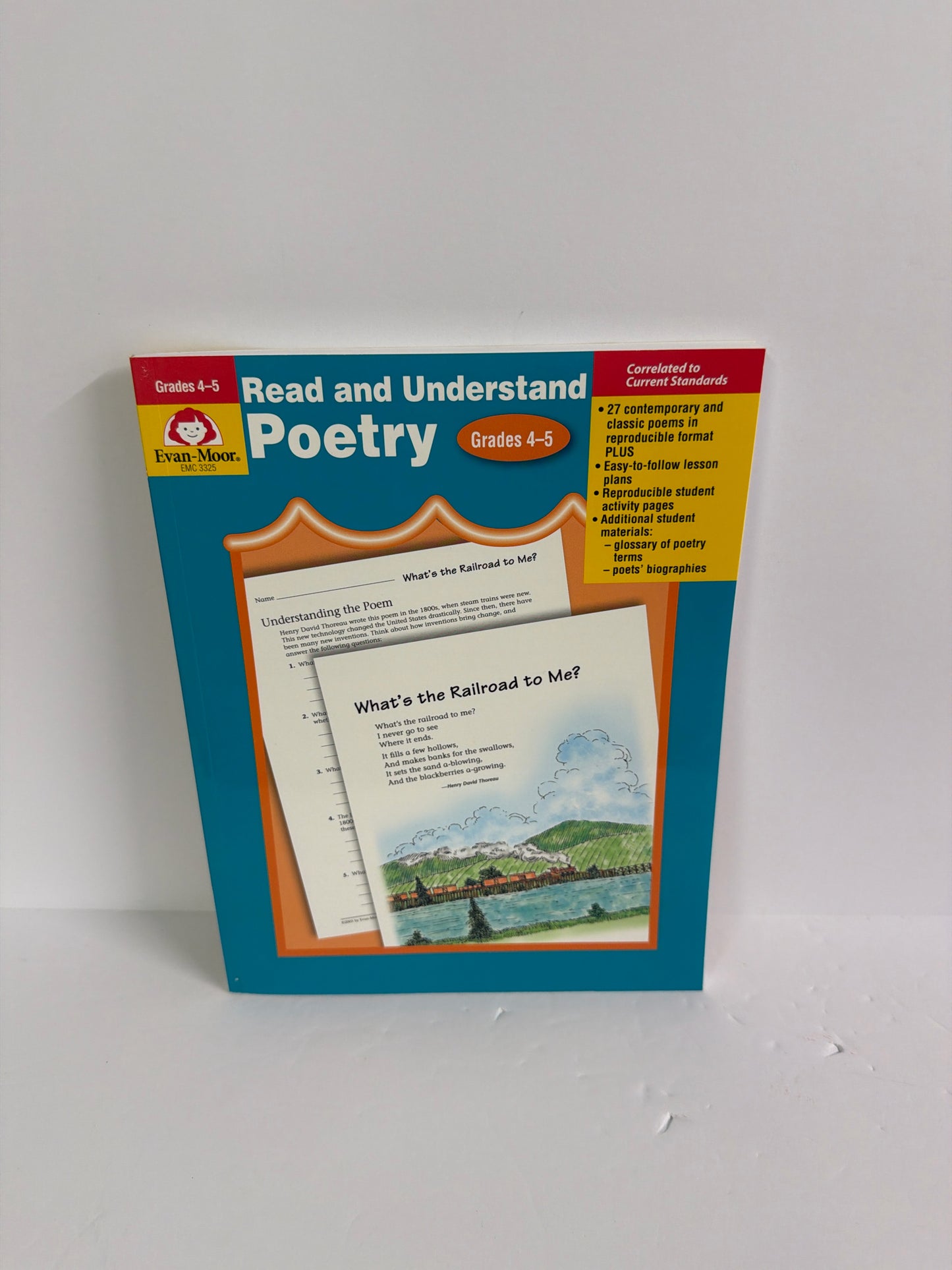 Read and Understand Evan-Moor Student Workbook 4th Grade Poetry Books