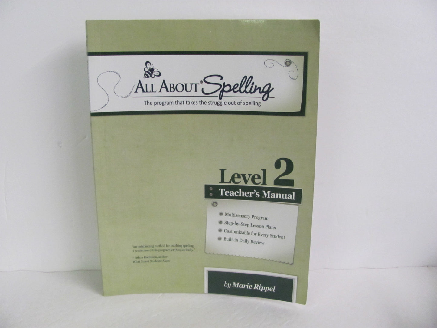 All About Spelling Level 2 Teacher Manual Pre-Owned Spelling/Vocabulary Books