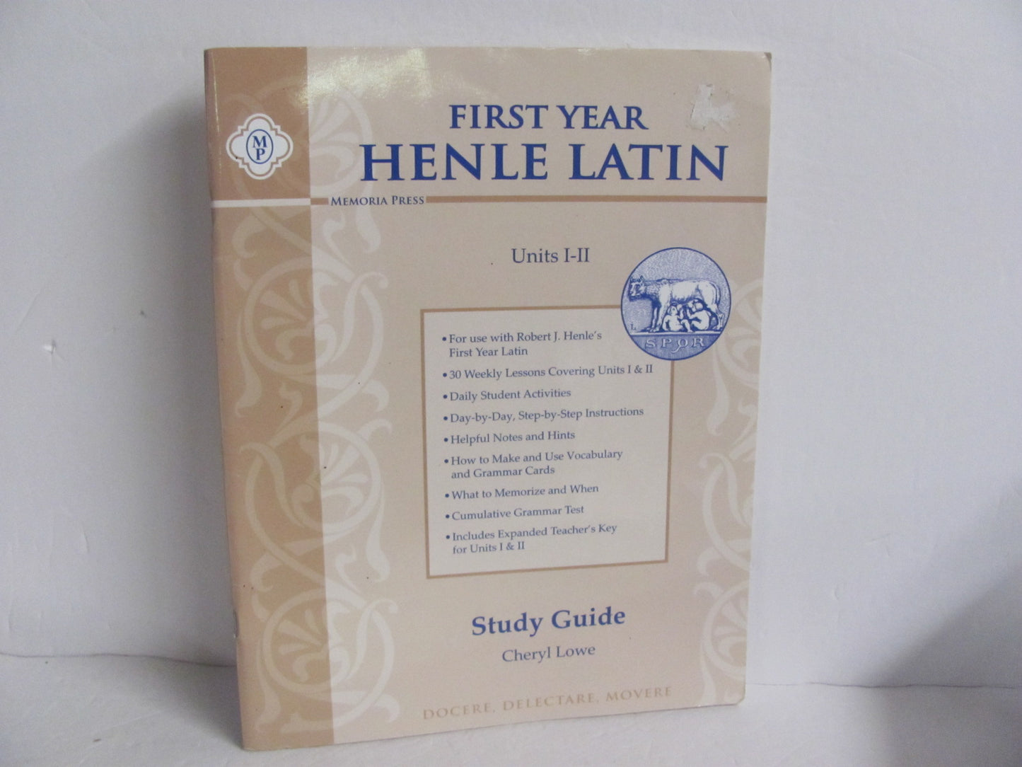 First Year Henle Latin Memoria Press Study Guide - Pre-Owned Latin Books