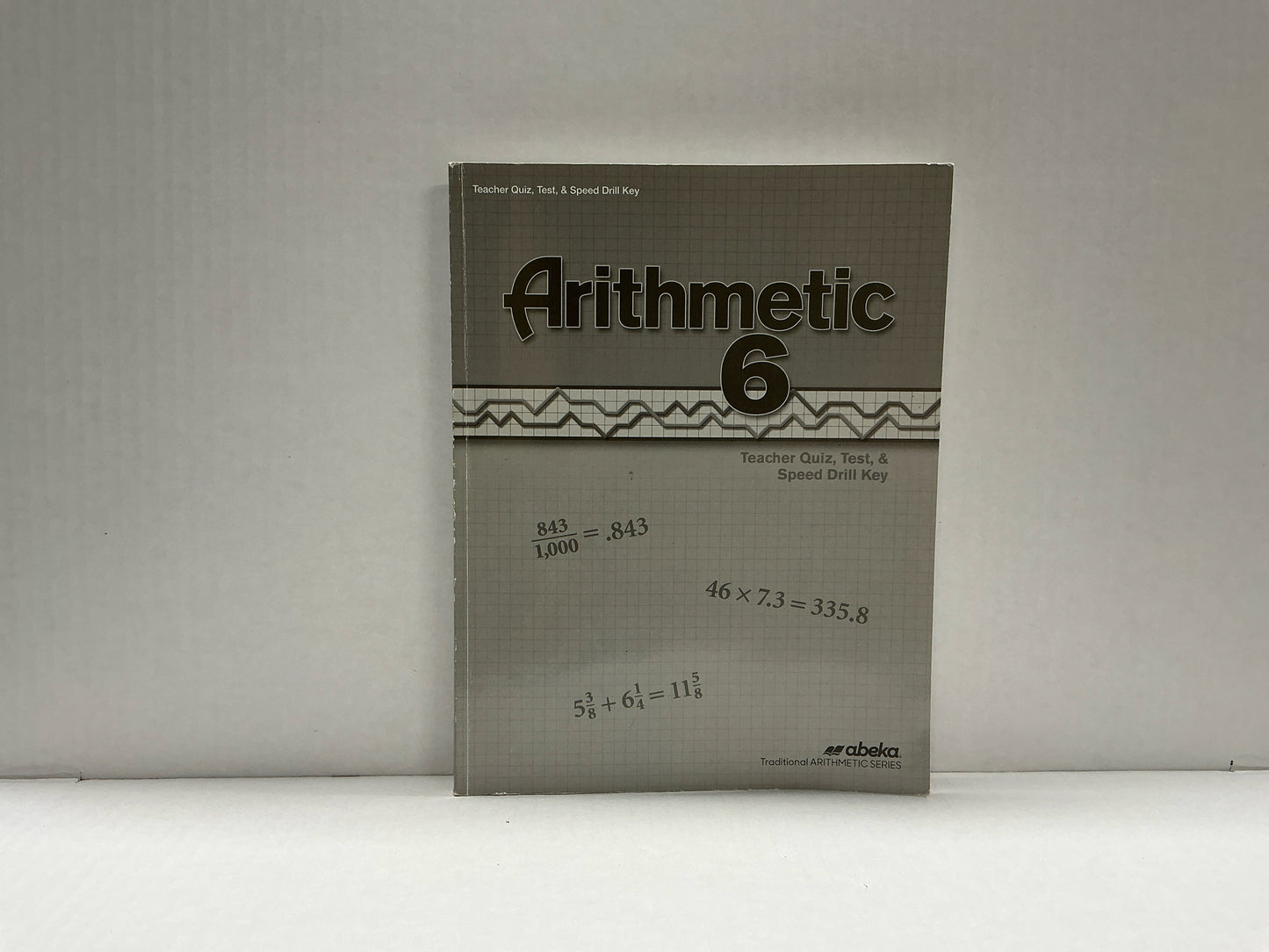 Arithmetic 6 Abeka Teacher Key Pre-Owned 6th Grade Mathematics Textbooks