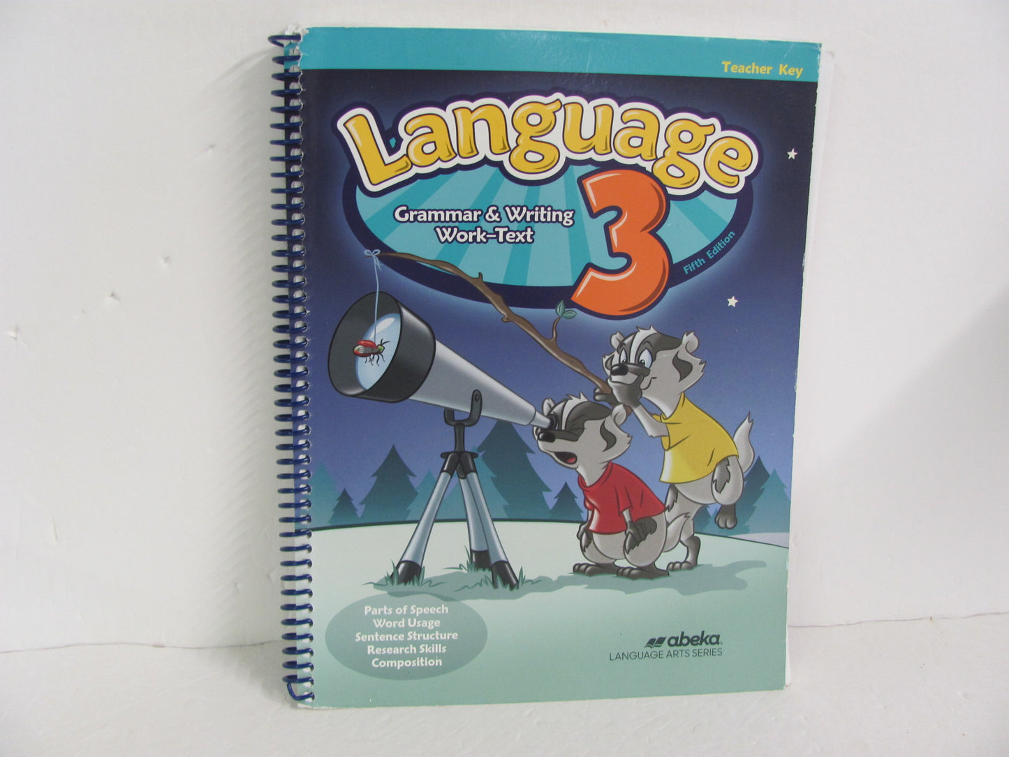 Language 3 Abeka Teacher Key Pre-Owned 3rd Grade Language Textbooks