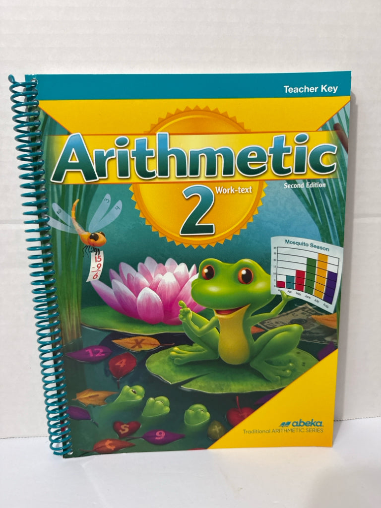 Arithmetic 2 Abeka Teacher Key Pre-Owned 2nd Grade Mathematics Textbooks