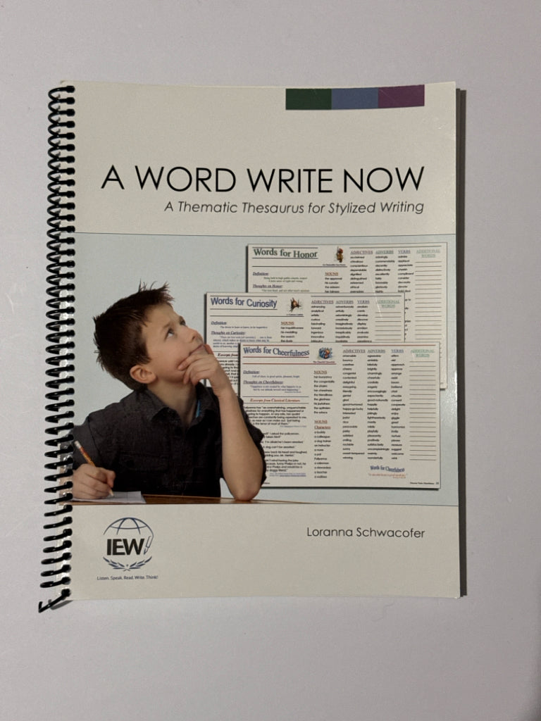 A Word Write Now IEW Pre-Owned Loranna Schwacofer Language Arts Writing Books