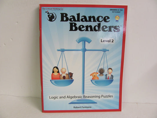 Balance Benders Level 2 Critical Thinking Company Pre-Owned Femiano Logic Books