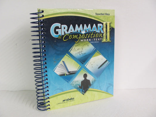 Grammar & Composition II Abeka Teacher Key  Pre-Owned Language Textbooks