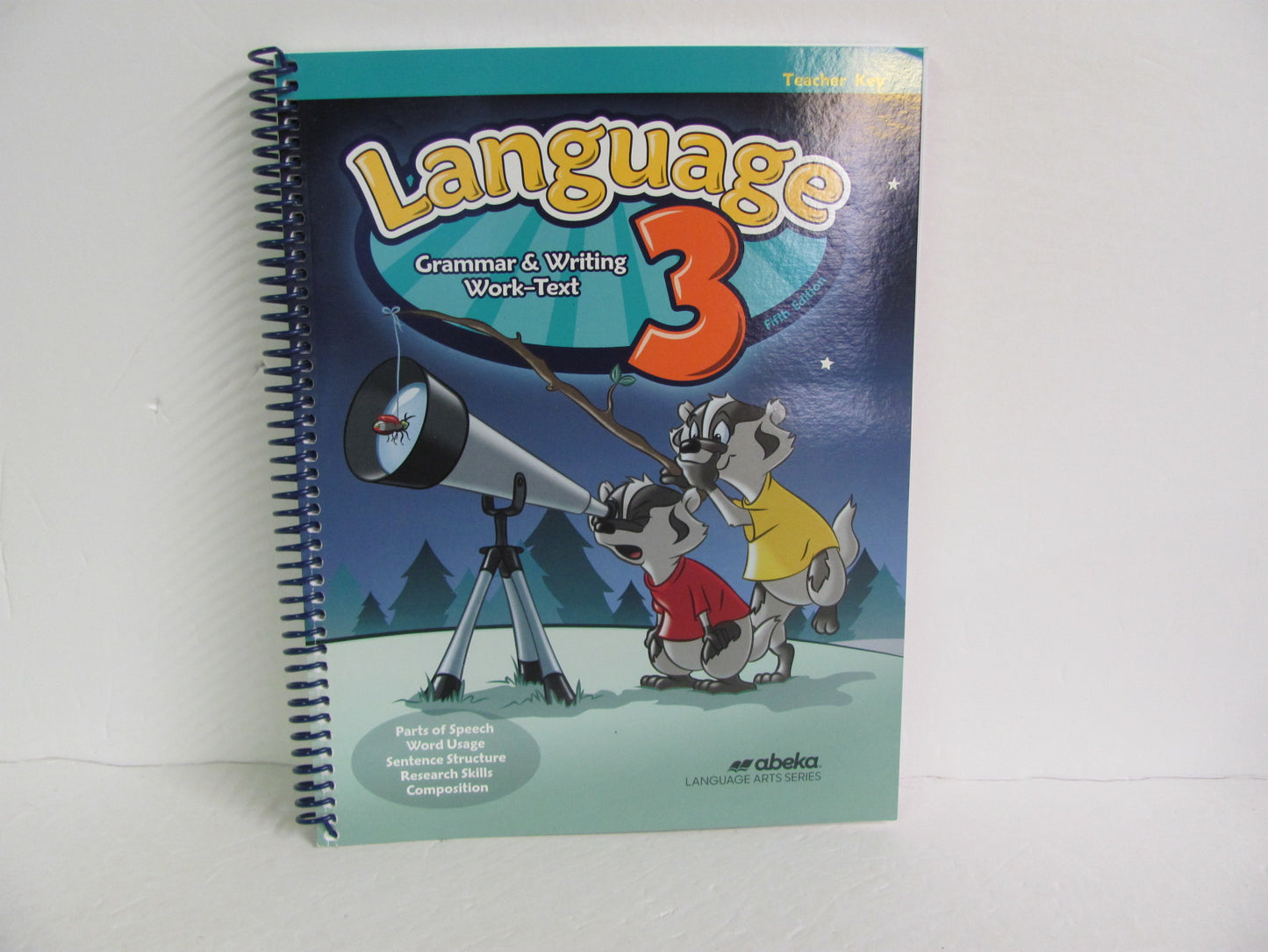 Language 3 Abeka Teacher Key Pre-Owned 3rd Grade Language Textbooks