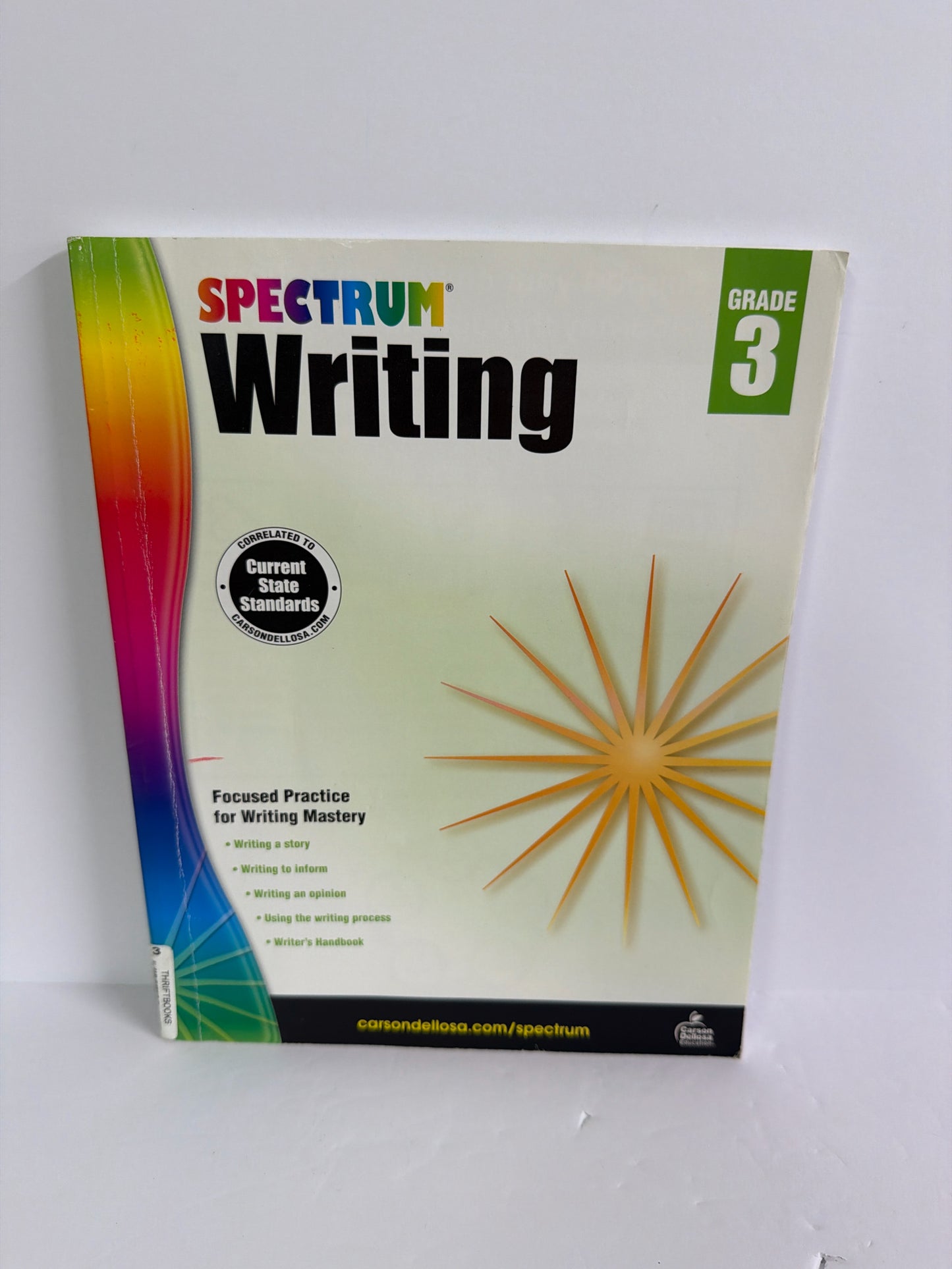 Spectrum Writing Carson Dellosa Workbook Pre-Owned 3rd Grade Writing Books