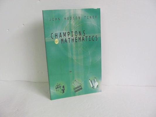 Champions of Mathematics Master Books Pre-Owned Tiner Biography Books