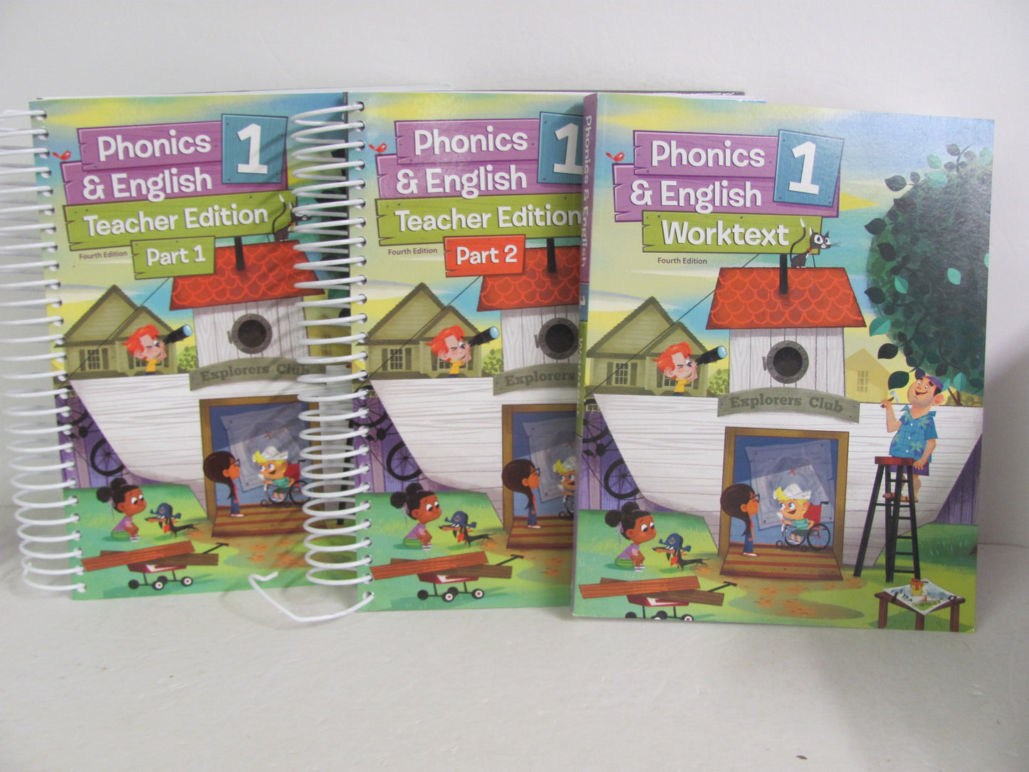 Phonics & English 1 BJU Press Set Pre-Owned 1st Grade Language Textbooks