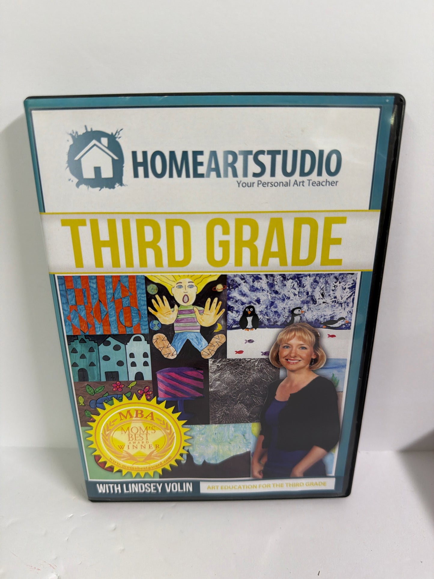 Third Grade Home Art Studio DVD Pre-Owned Lindsey Volin 3rd Grade Art Books