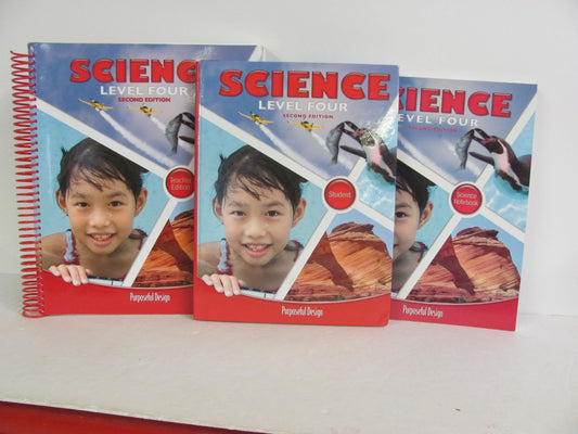 Science Level 2 Purposeful Design Set  Pre-Owned 4th Grade Science Textbooks