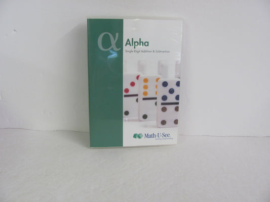 Alpha Math U See DVD Pre-Owned Demme Elementary Math Help Books