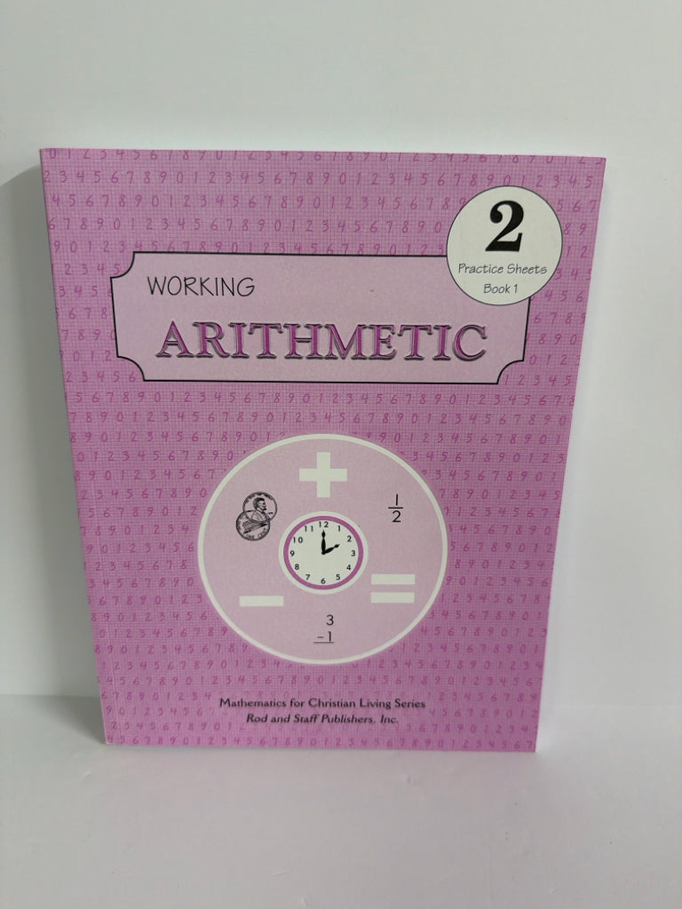 Working Arithmetic Rod and Staff Practice Sheets Pre-Owned Mathematics Textbooks
