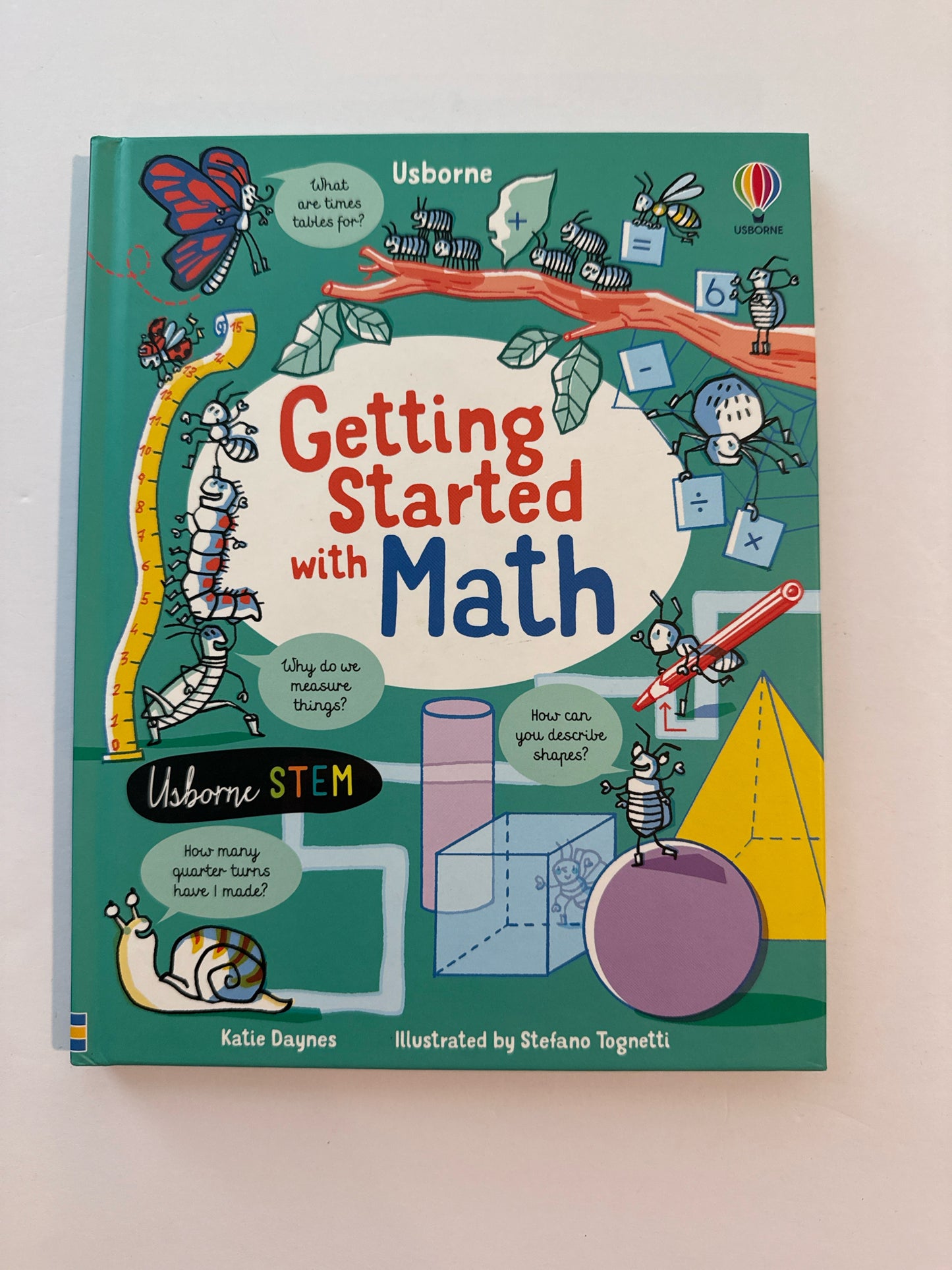Getting Started with Math Usborne Pre-Owned Katie Daynes Math Help Books