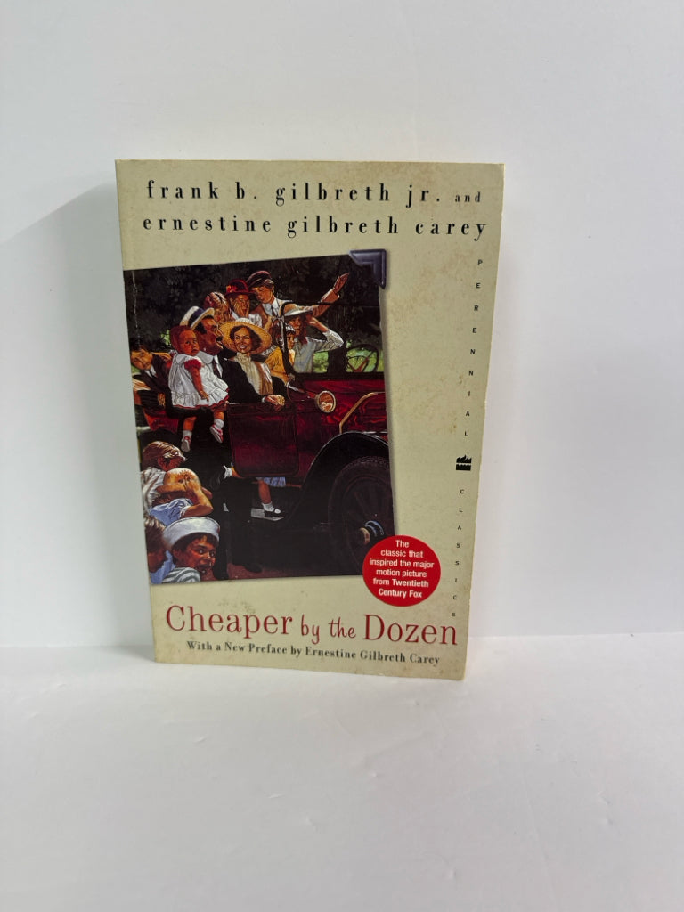 Cheaper by the Dozen Perennial Pre-Owned Frank B. Gilbreth, Jr. Fiction Books