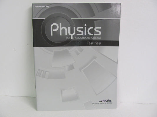 Physics Abeka Test Key Pre-Owned 12th Grade Science Textbooks