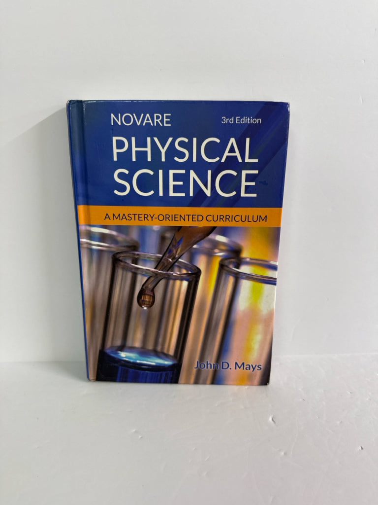 Physical Science Novare Student Book Pre-Owned John D. Mays Science Textbooks
