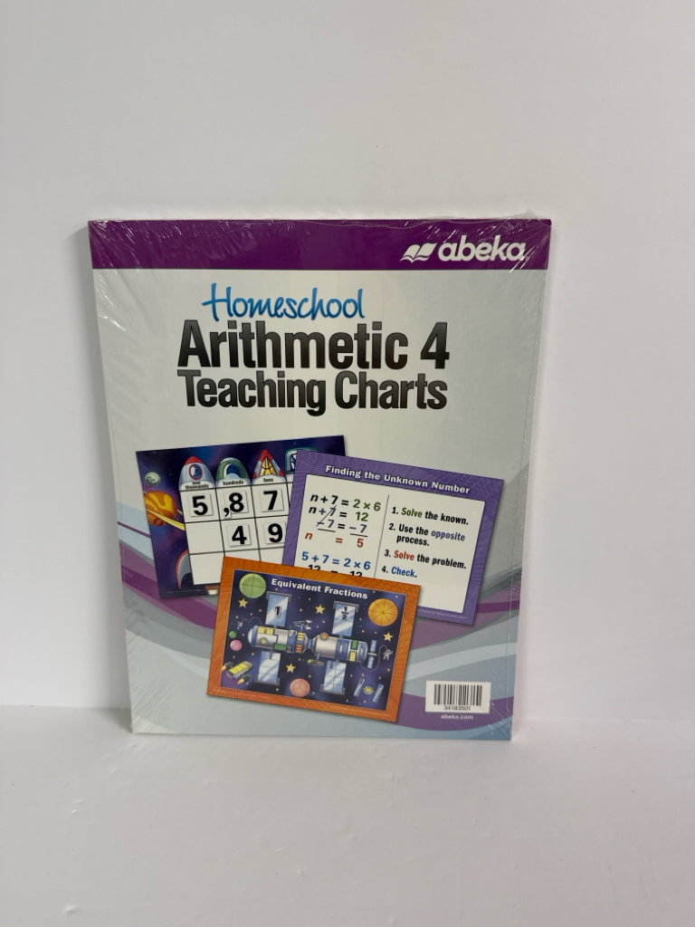 Arithmetic 4 Abeka Chart Pre-Owned 4th Grade Mathematics Textbooks