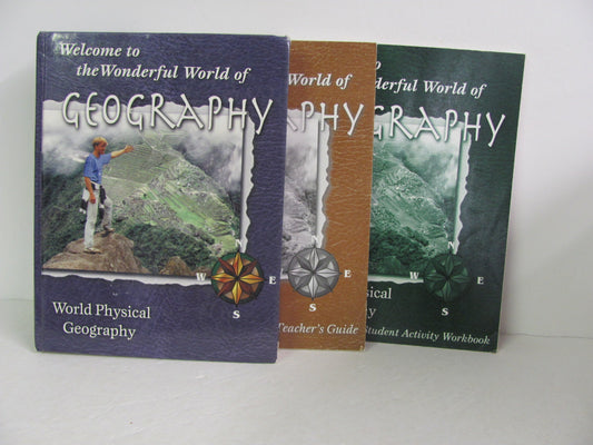 World Physical Geography Runkle Set  Pre-Owned Runkle Elementary Geography Books