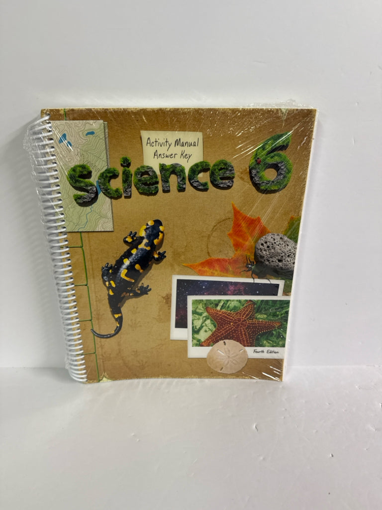 Science 6 BJU Press Activity Manual Key 6th Grade Science Textbooks