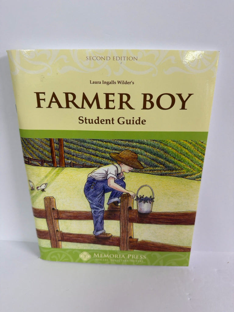 Farmer Boy Memoria Press Student Guide Pre-Owned 3rd Grade Memoria Press