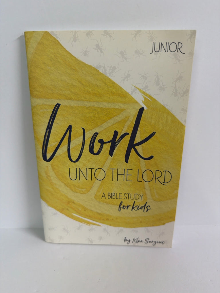 Work Unto the Lord Not Consumed Bible Study Pre-Onwed Elementary Bible Textbooks