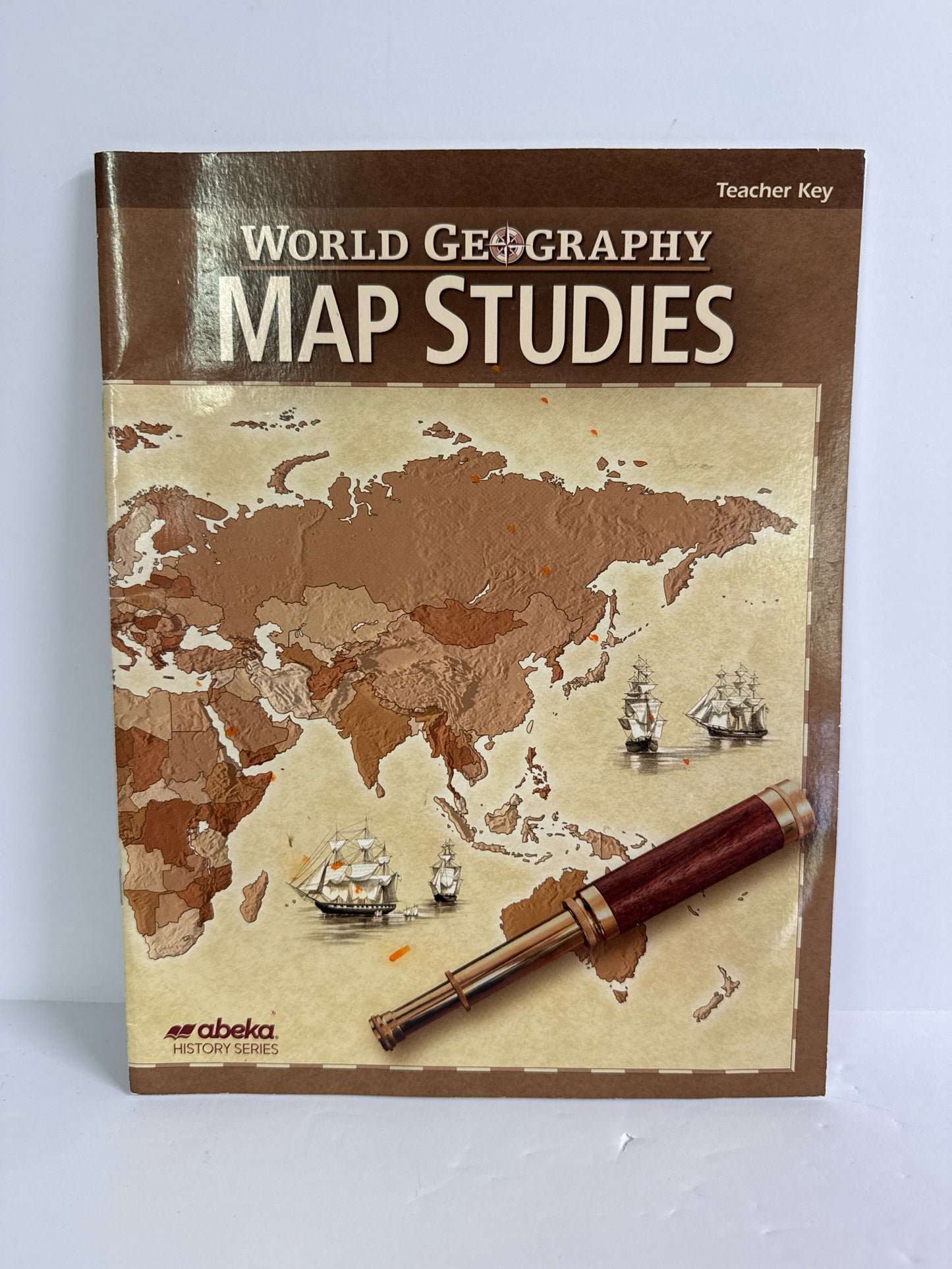 World Geography Map Studies Abeka Teacher Key Pre-Owned Geography Books