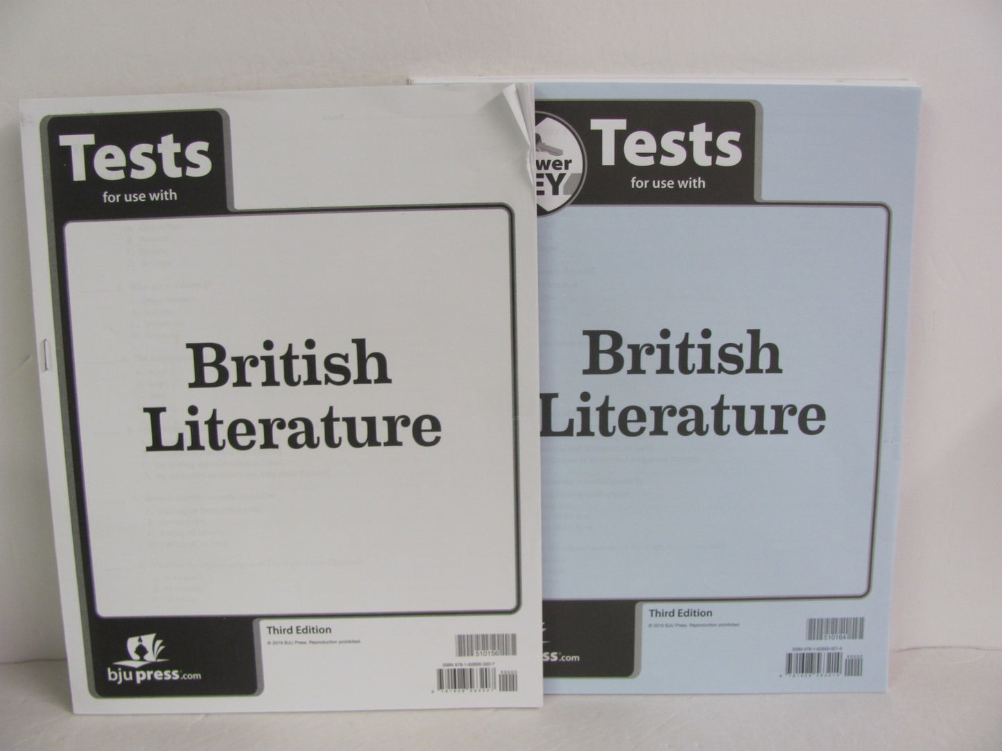 British Literature BJU Press Tests Pre-Owned 12th Grade Reading Textbooks