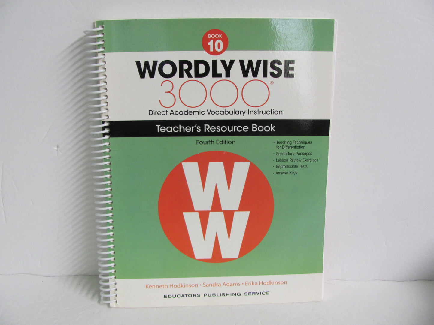 Wordly Wise 3000 Book 10 EPS 10th Grade Spelling/Vocabulary Books