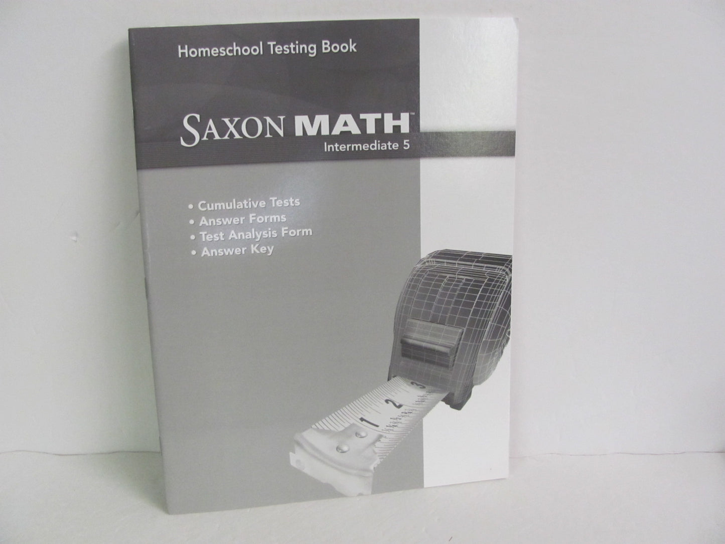 Intermediate 5 Saxon Testing Book Pre-owned 5th Grade Mathematics Textbooks