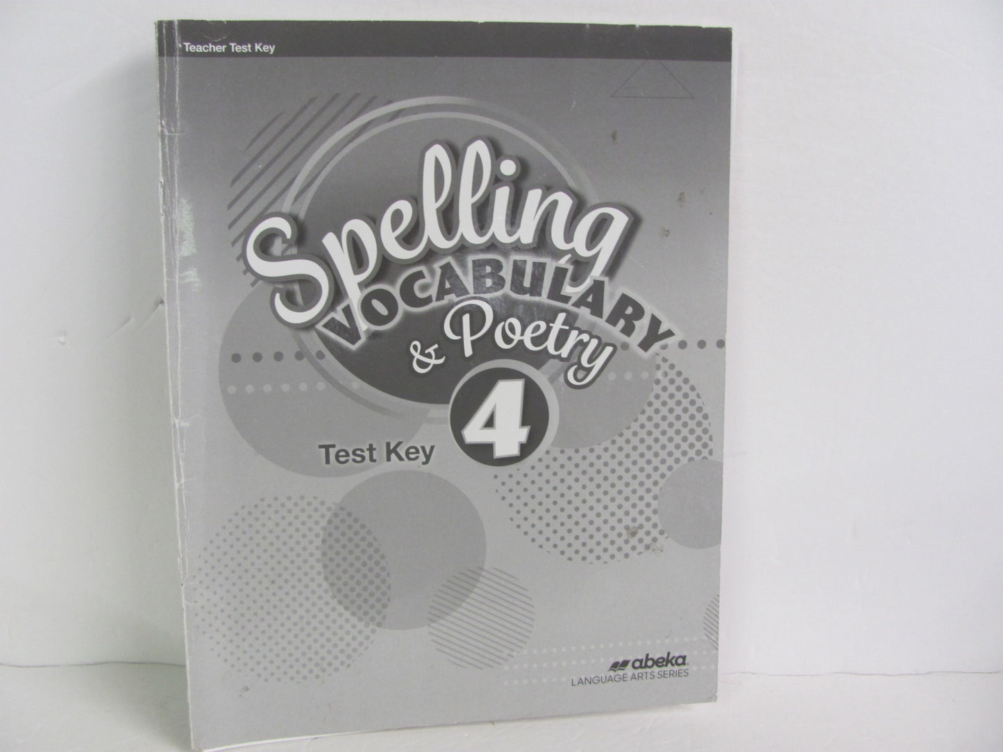 Spelling Vocabulary & Poetry Abeka Test Key Pre-Owned Spelling/Vocabulary Books