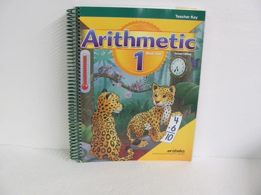Arithmetic 1 Abeka Teacher Key  Pre-Owned 1st Grade Mathematics Textbooks