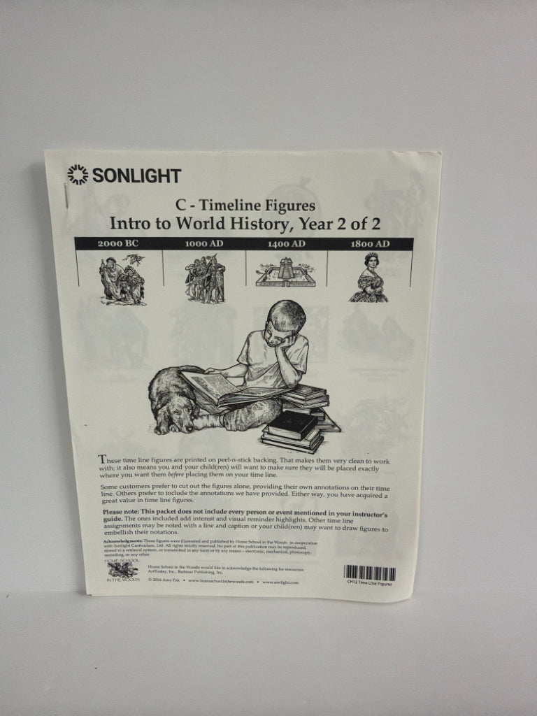Timeline Figures Sonlight Timeline Pre-Owned Charlotte Mason