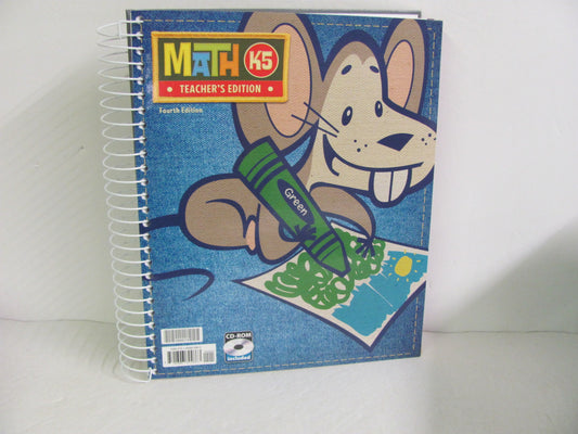 Math K5 BJU Press Teacher Edition  Pre-Owned Kindergarten Mathematics Textbooks