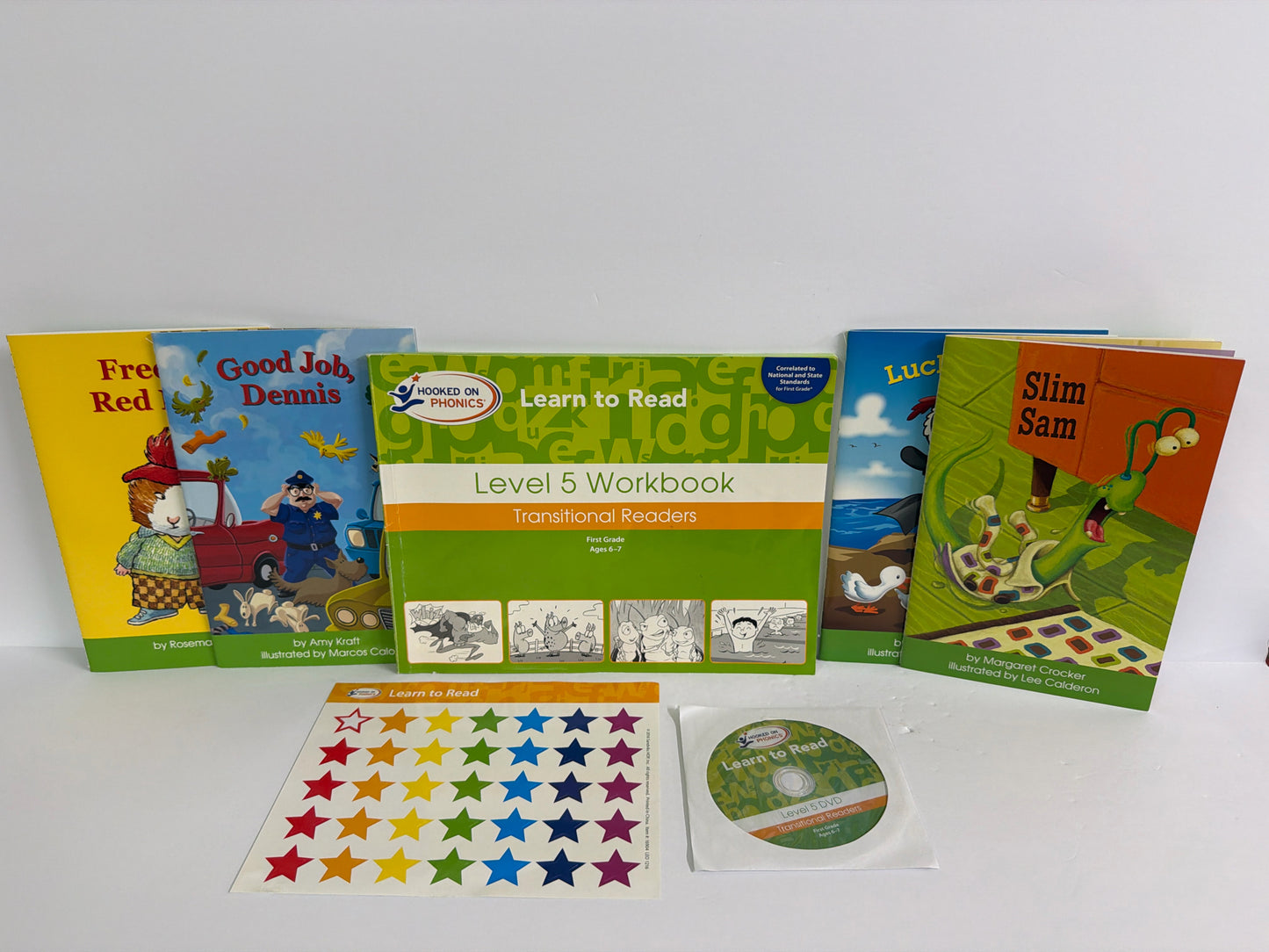 Hooked on Phonics Level 5 Student Workbook Pre-Owned Early Learning Books