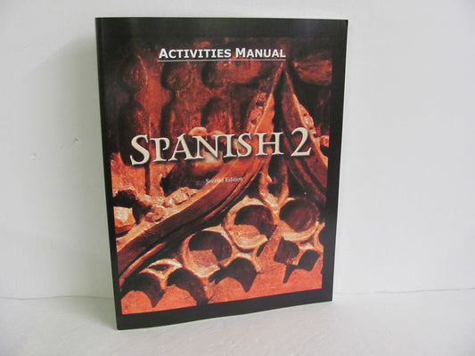 Spanish 2 BJU Press Activity Book  Pre-Owned High School Spanish Books