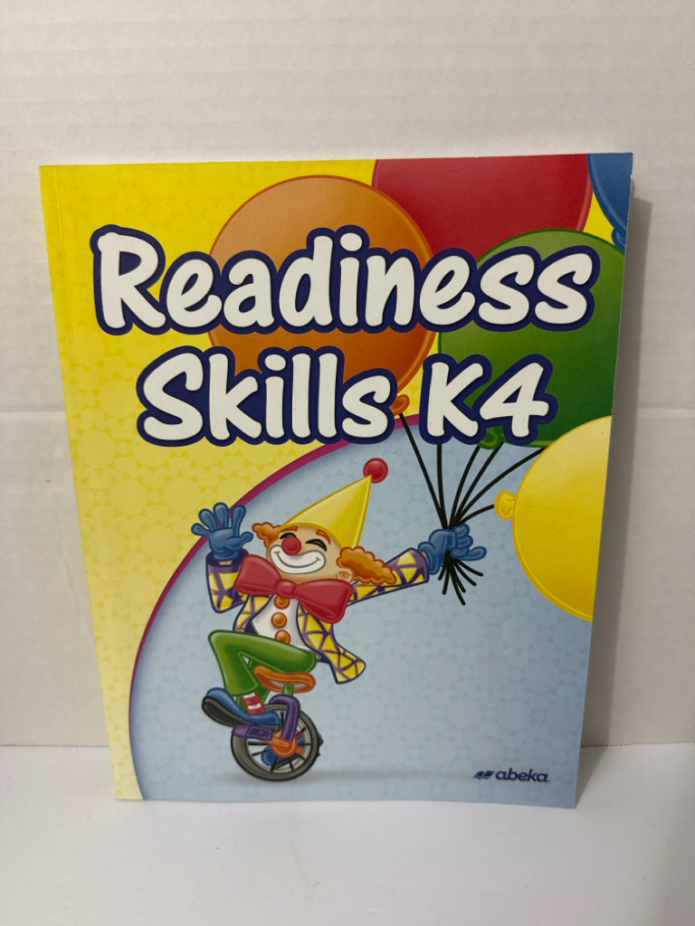 Readiness Skills Abeka Student Workbook Pre-Owned K4 Language Textbooks