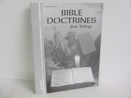 Bible Doctrines For Today Abeka Quizzes Pre-Owned 10th Grade Bible Textbooks