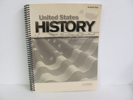 United States History Abeka Answer Key  Pre-Owned 11th Grade History Textbooks