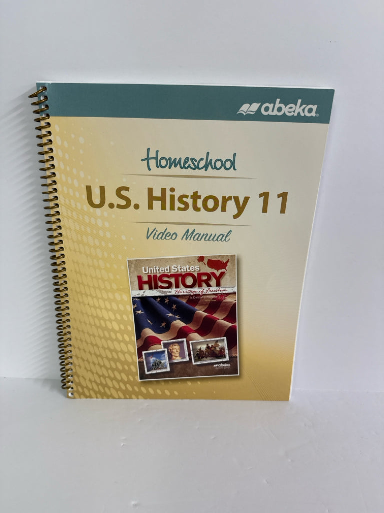 U.S. History 11 Abeka Video Manual- Pre-Owned 11th Grade Educator Resources