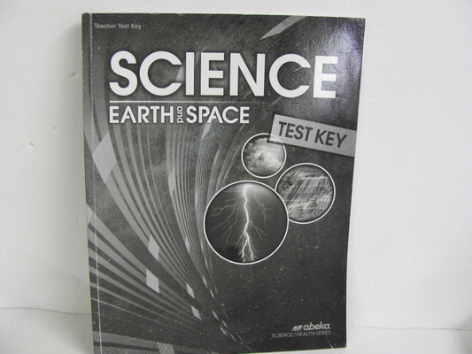 Earth and Space Abeka Test Key Pre-Owned 8th Grade Science Textbooks
