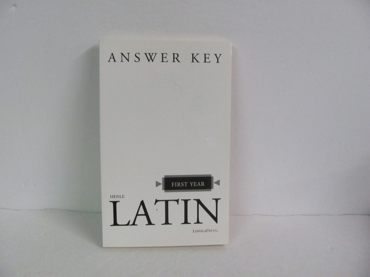 Henle Latin First Year Loyola Answer Key Pre-Owned High School Latin Books