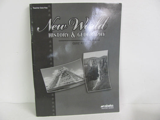 New World History Abeka Quiz Key Pre-Owned 6th Grade History Textbooks